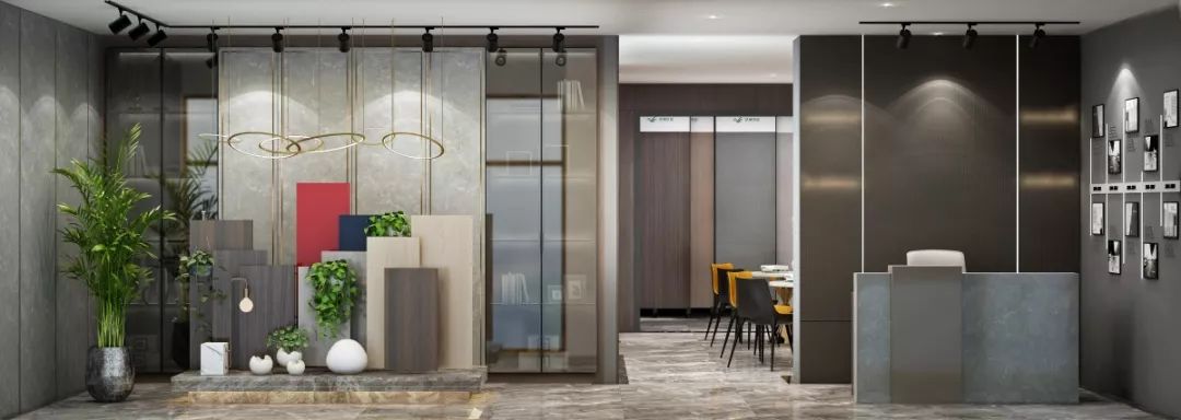 华洲木业︱赣州代理商85㎡ 复式展厅空间展示设计方案(图5)