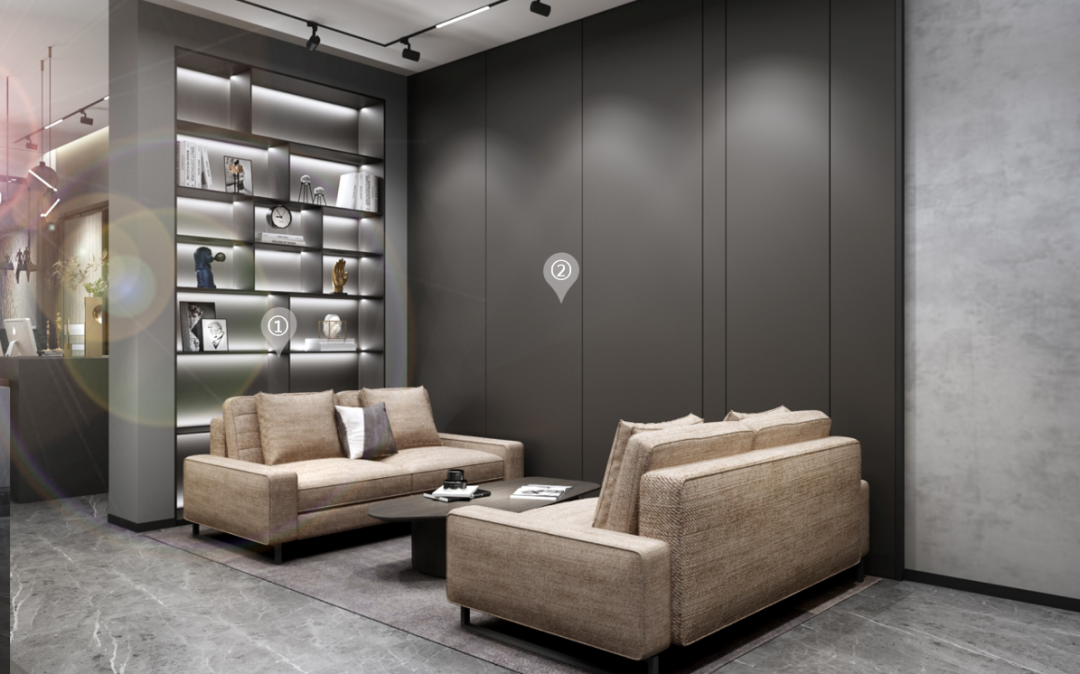 华洲木业︱广西梧州战略合作商 168㎡ 复式展厅空间设计案例(图6)