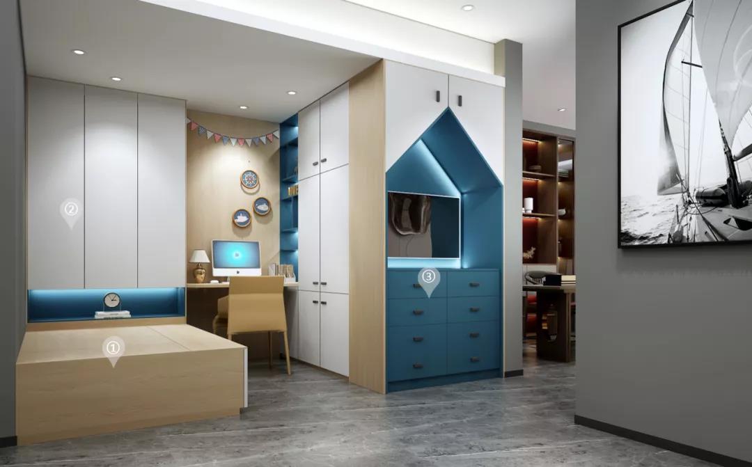 华洲木业︱广西梧州战略合作商 168㎡ 复式展厅空间设计案例(图11)