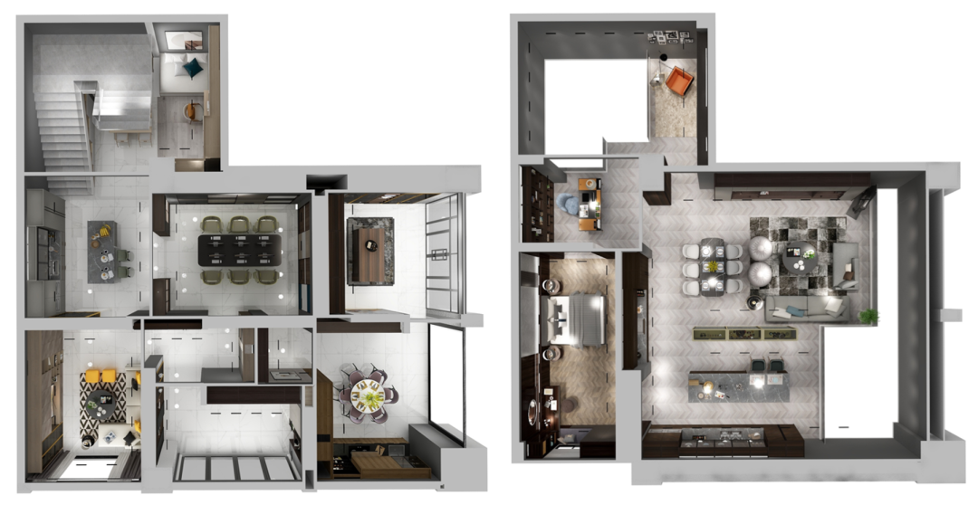 华洲木业︱广东佛山战略合作商 260㎡ 复式展厅空间设计案例(图1)
