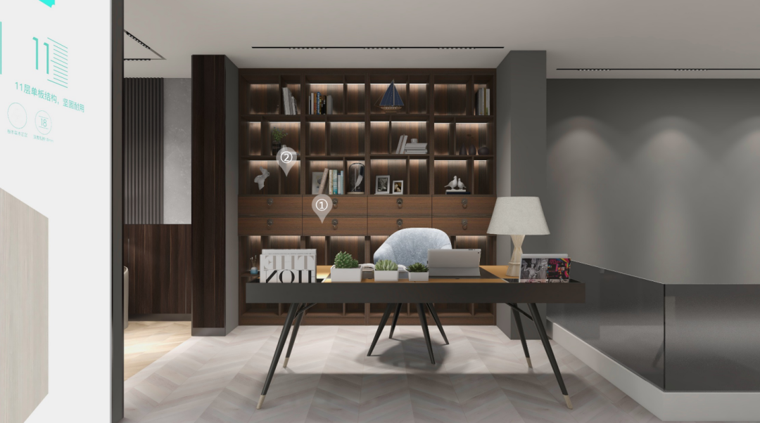 华洲木业︱广东佛山战略合作商 260㎡ 复式展厅空间设计案例(图10)