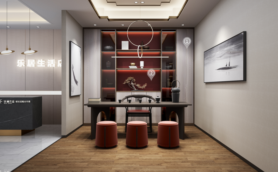 华洲木业︱广东阳江战略合作商 266㎡展厅空间设计案例(图12)