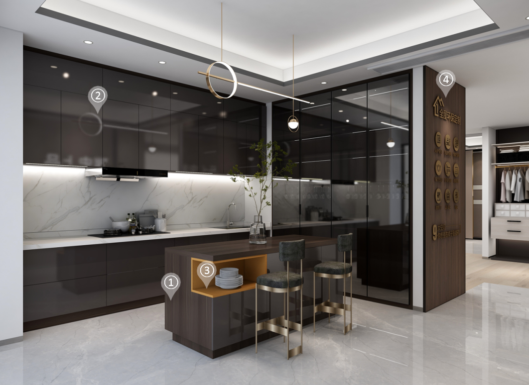 华洲木业︱广西战略合作商 110㎡ 展厅空间设计案例(图2)