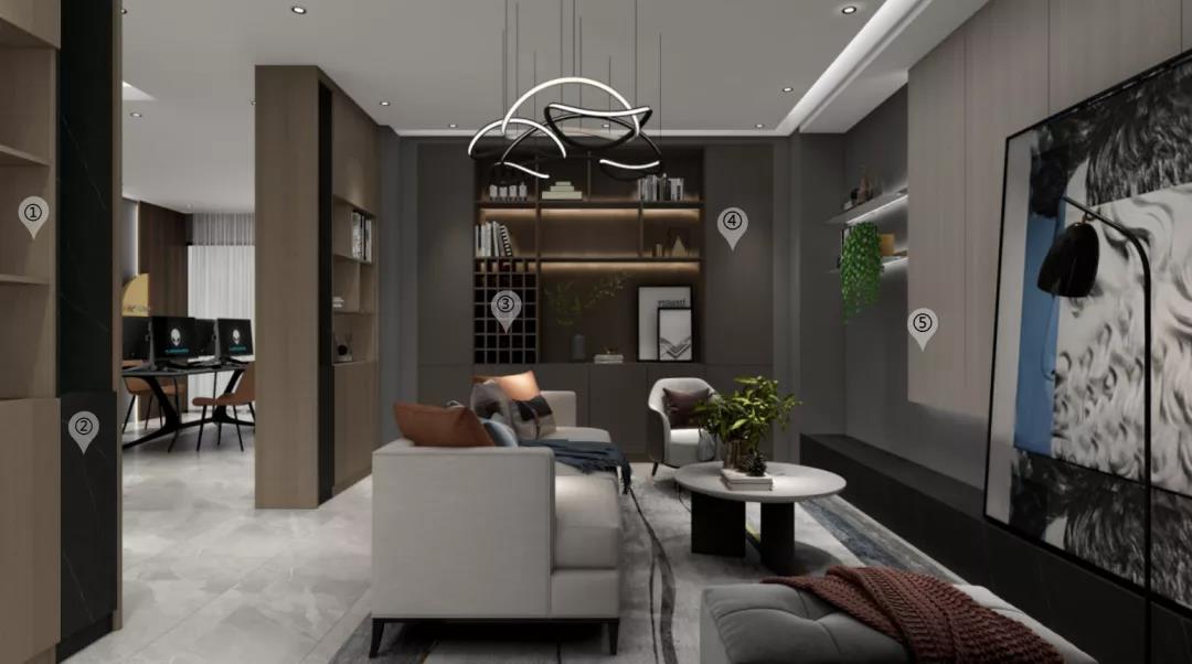 华洲木业︱江西萍乡战略合作商146㎡展厅空间设计案例(图3) 华洲木业︱江西萍乡战略合作商146㎡展厅空间设计案例(图3)